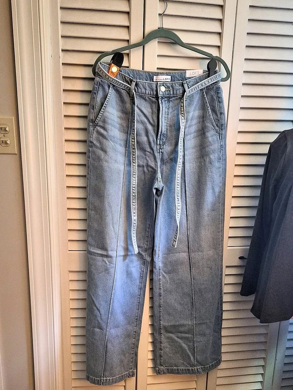 LOFT The Palazzo Wide Leg Jeans Waist 29
